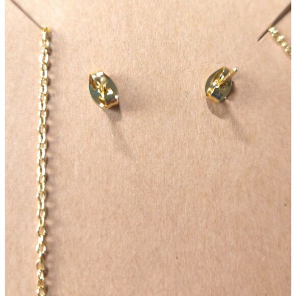 Beautiful Stainless Steel 18" Necklace & Earring Set New in Gift Box - Picture 3 of 3